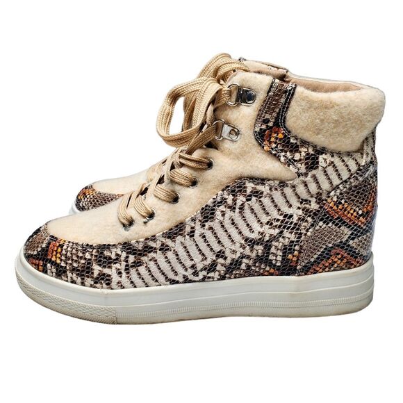 YOKI Demian 67 Women's Wedge Laced Up Sneakers in Size 8.5 - Picture 3 of 8